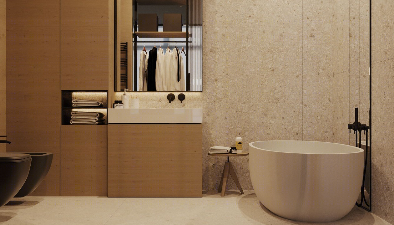 乌克兰基辅，120㎡现代简约风公寓-20