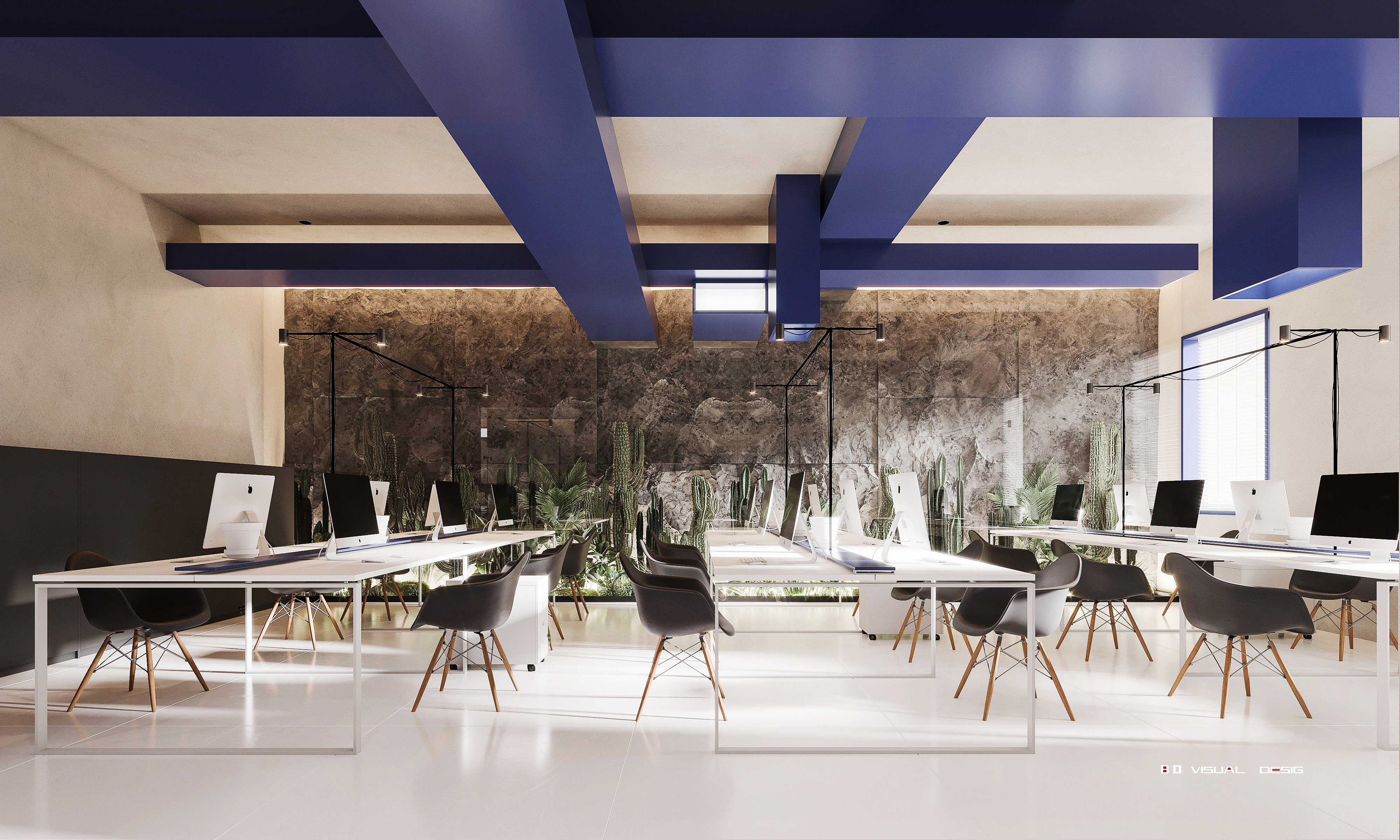 现代简约风工装改造，打造舒适办公环境-28