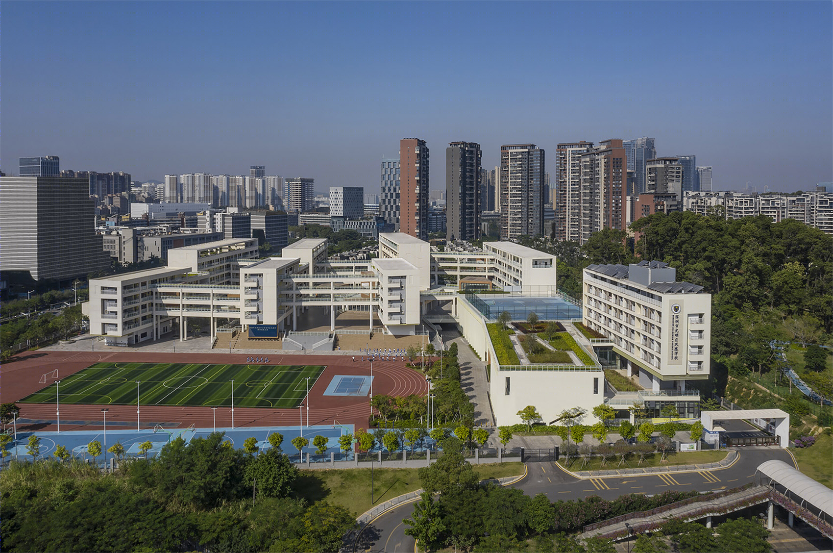 深圳市光明新区凤凰学校设计丨深圳大学建筑设计研究院有限公司“钟中+钟波涛”工作室-3