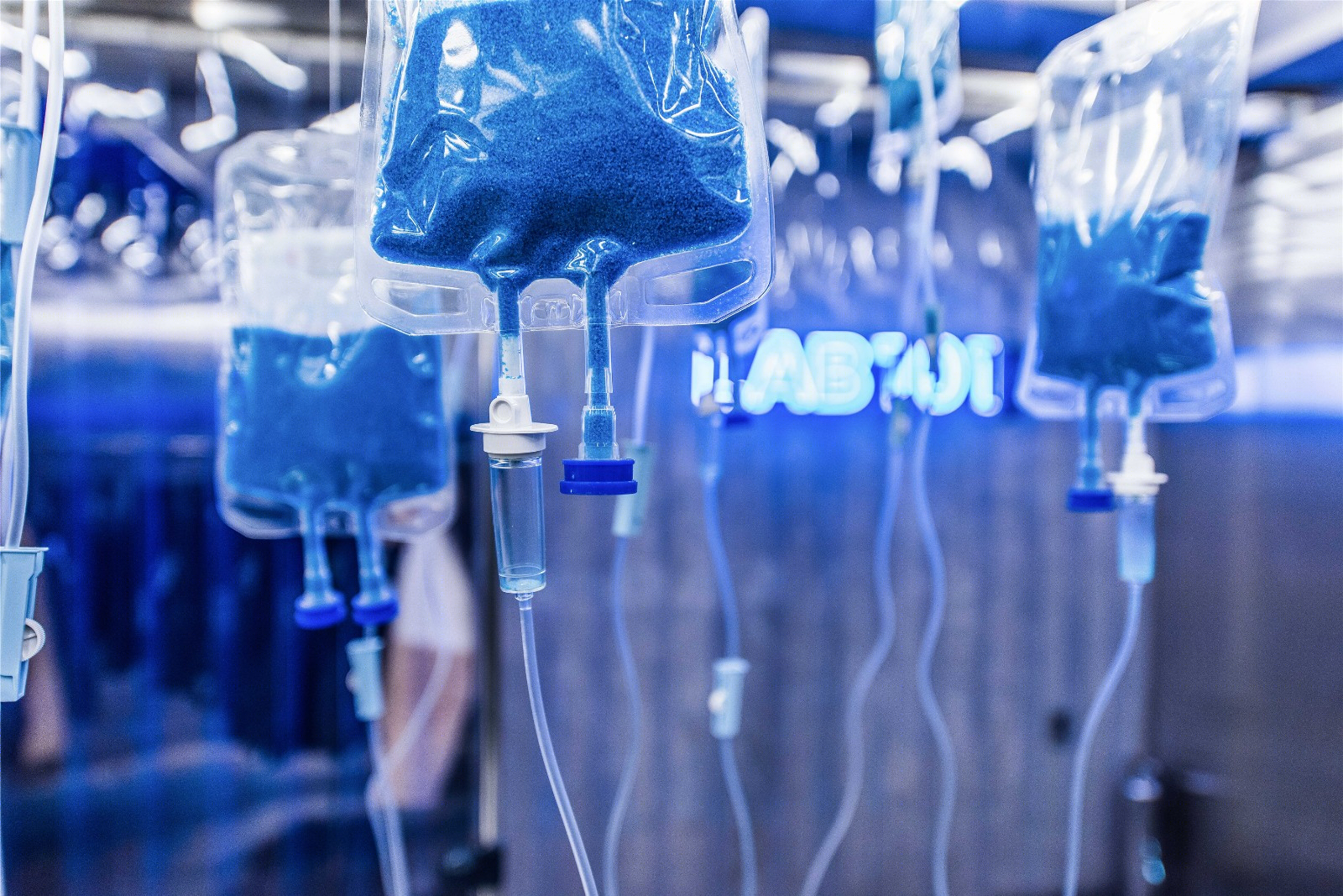 首尔“LAB101”旗舰店，现代创意蓝色炫酷风-14