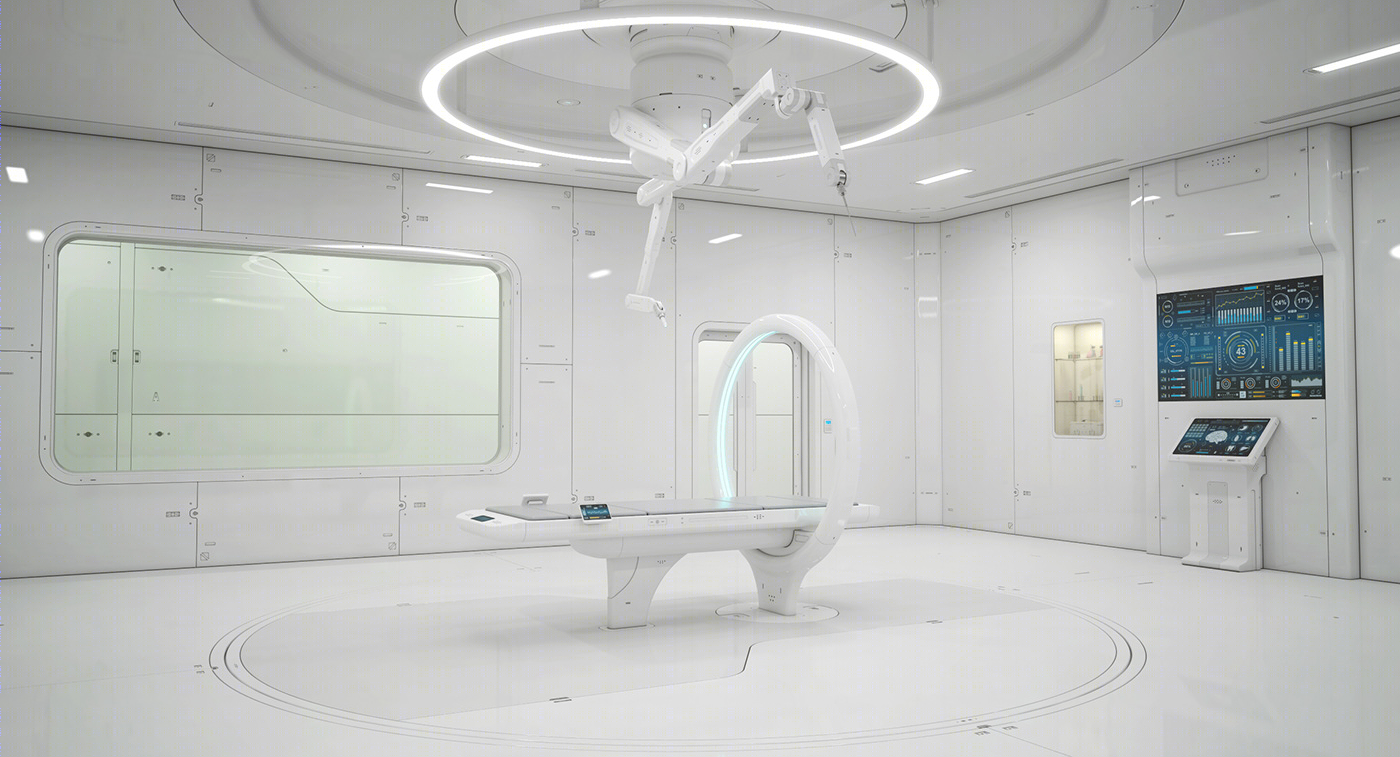 Sci-Fi Laboratory and Corridor-0