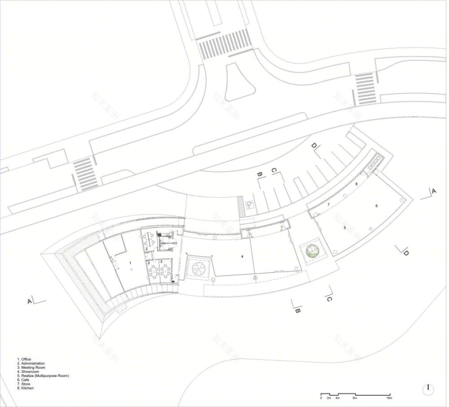 巴西 Pelotas 混合使用建筑 Casa Una，公共公园中的多功能建筑-35