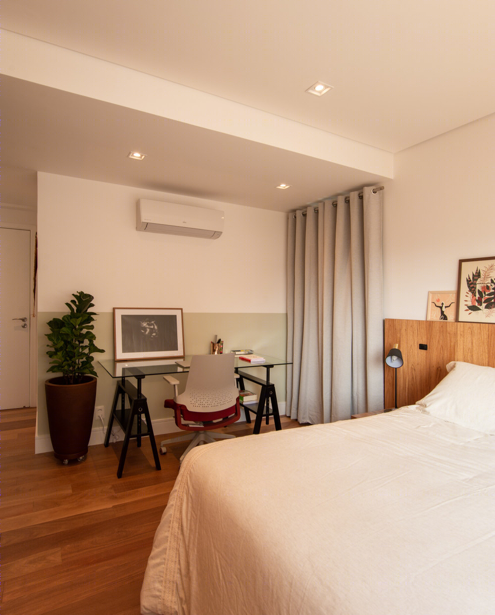 巴西塔夸尔 112 公寓 | 自然材料与平衡色调的室内设计-34