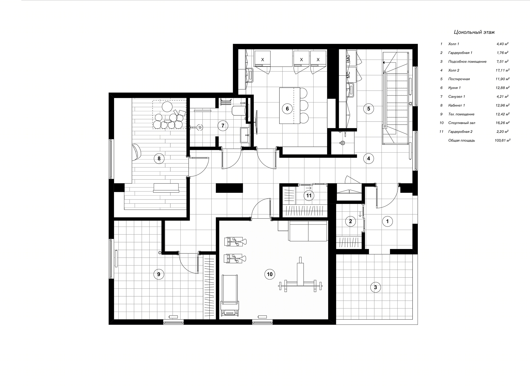 俄罗斯莫斯科地区现代家庭住宅设计-3