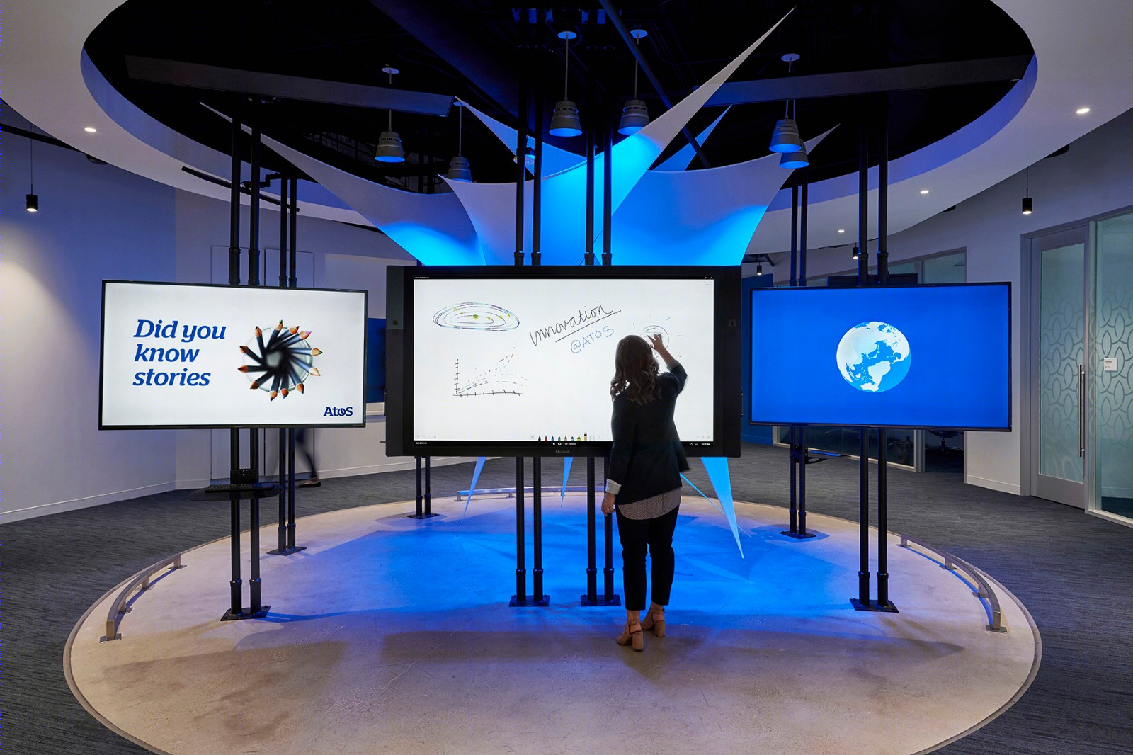 全球领先的IT服务提供商“Atos源讯”智能办公空间  Gensler-11