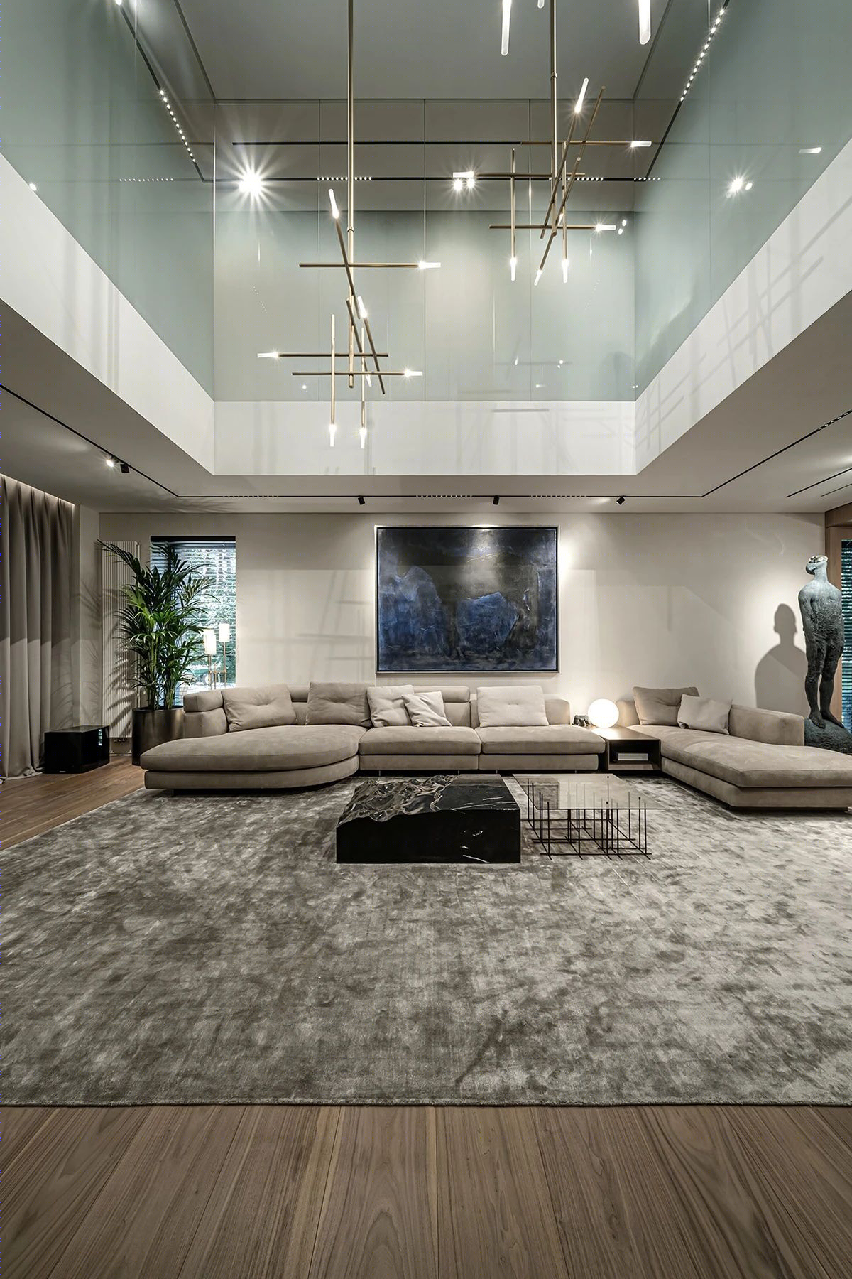 YODEZEEN Architects 打造 450㎡轻奢大宅,高级感十足-8
