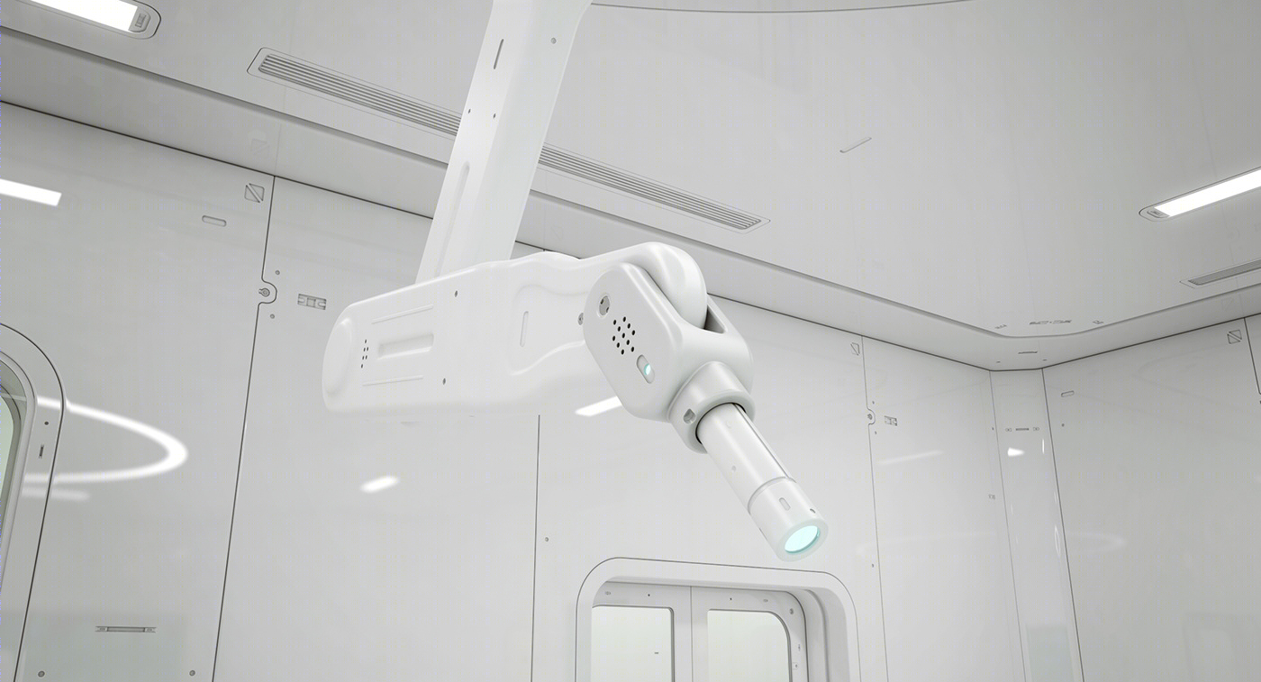 Sci-Fi Laboratory and Corridor-4