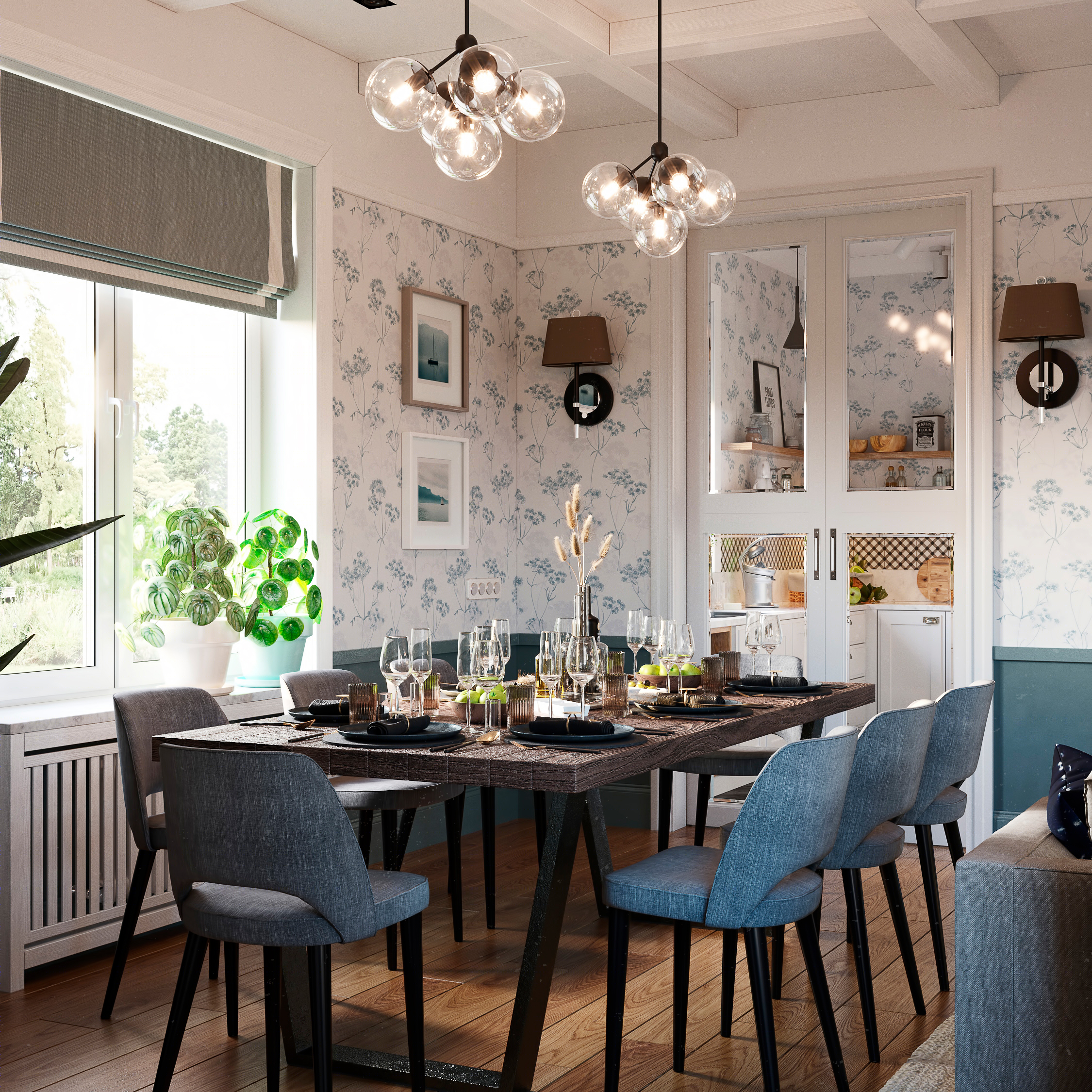 俄罗斯莫斯科地区现代家庭住宅设计-4