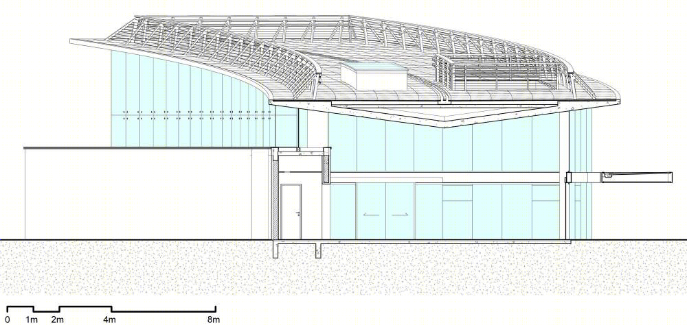 巴西 Pelotas 混合使用建筑 Casa Una，公共公园中的多功能建筑-38