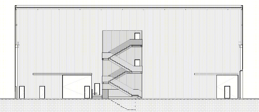 光影交织的金属工业空间-28