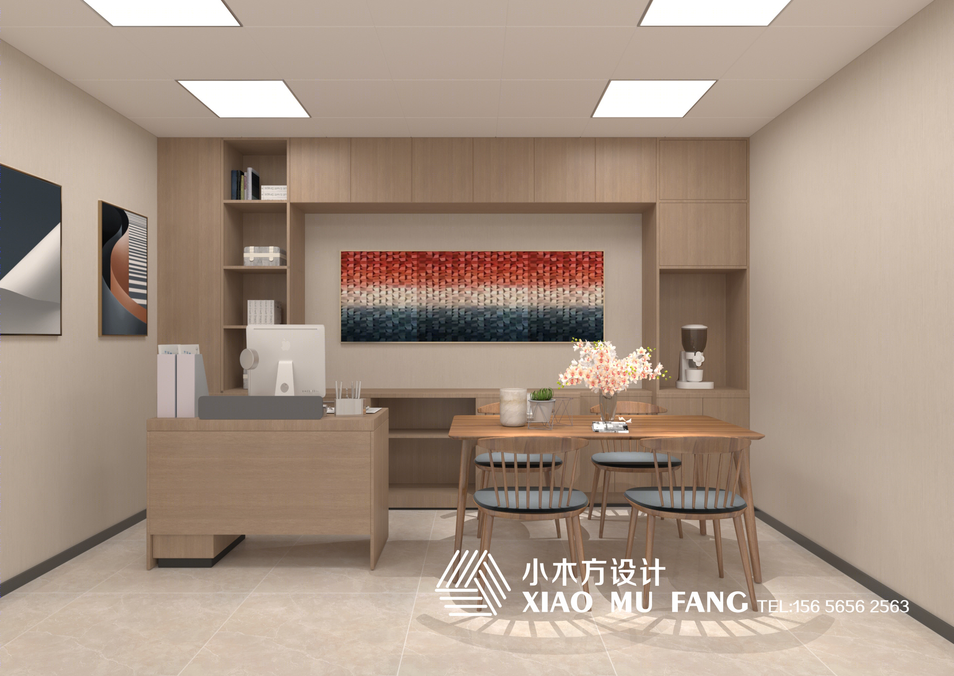 小空间变身舒适办公、休闲区，设计师的魔力改造！-3