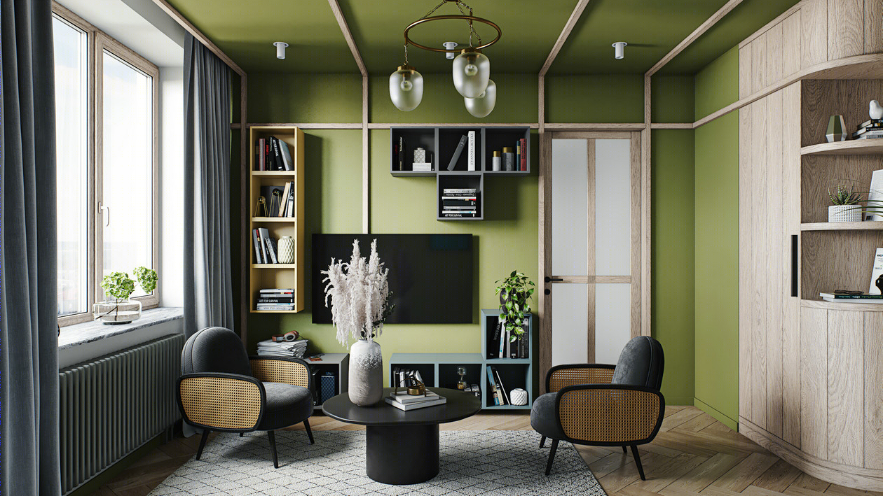 莫斯科156㎡住宅设计， 既舒适又有意境-9