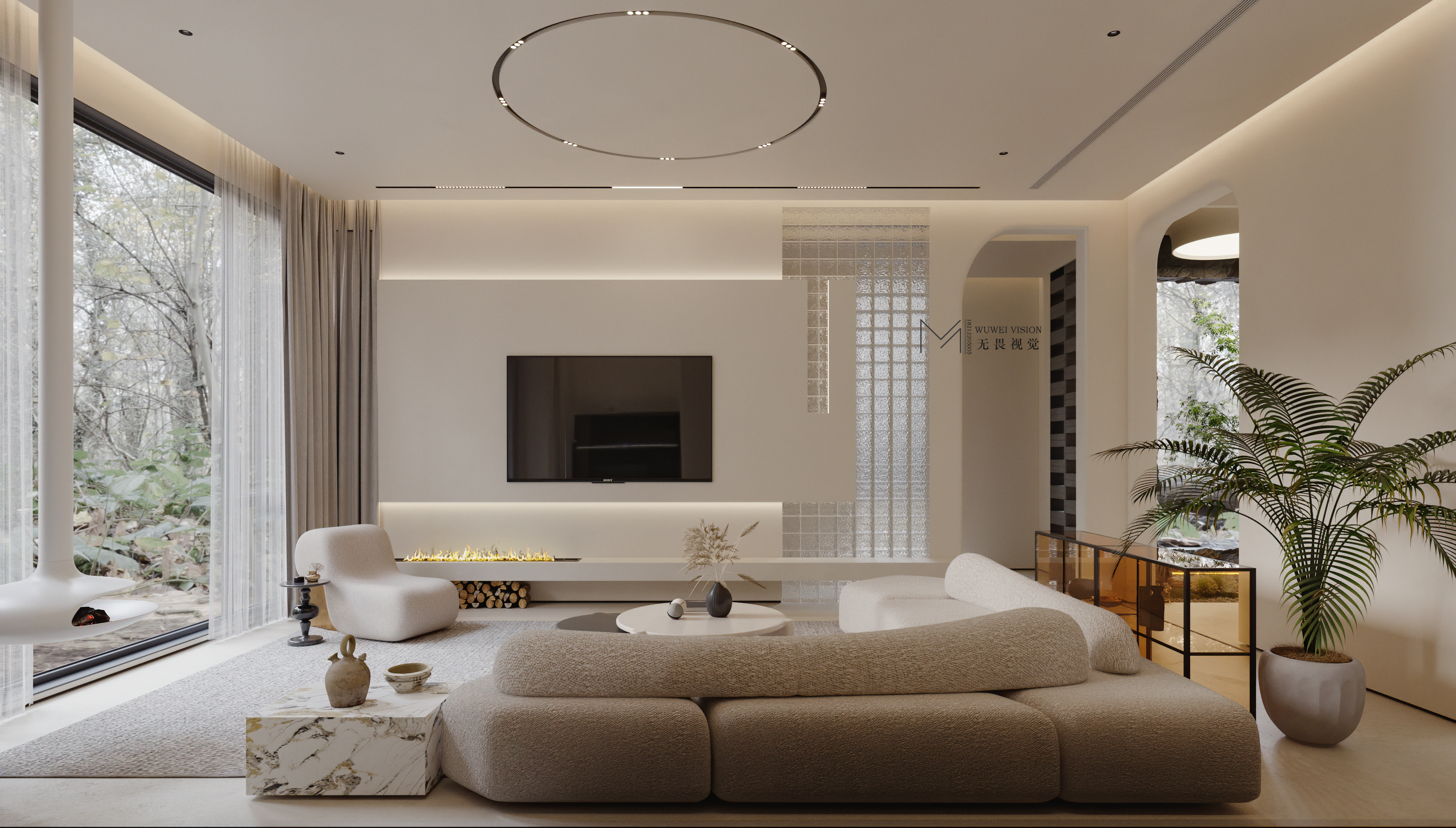 现代简约别墅设计-18