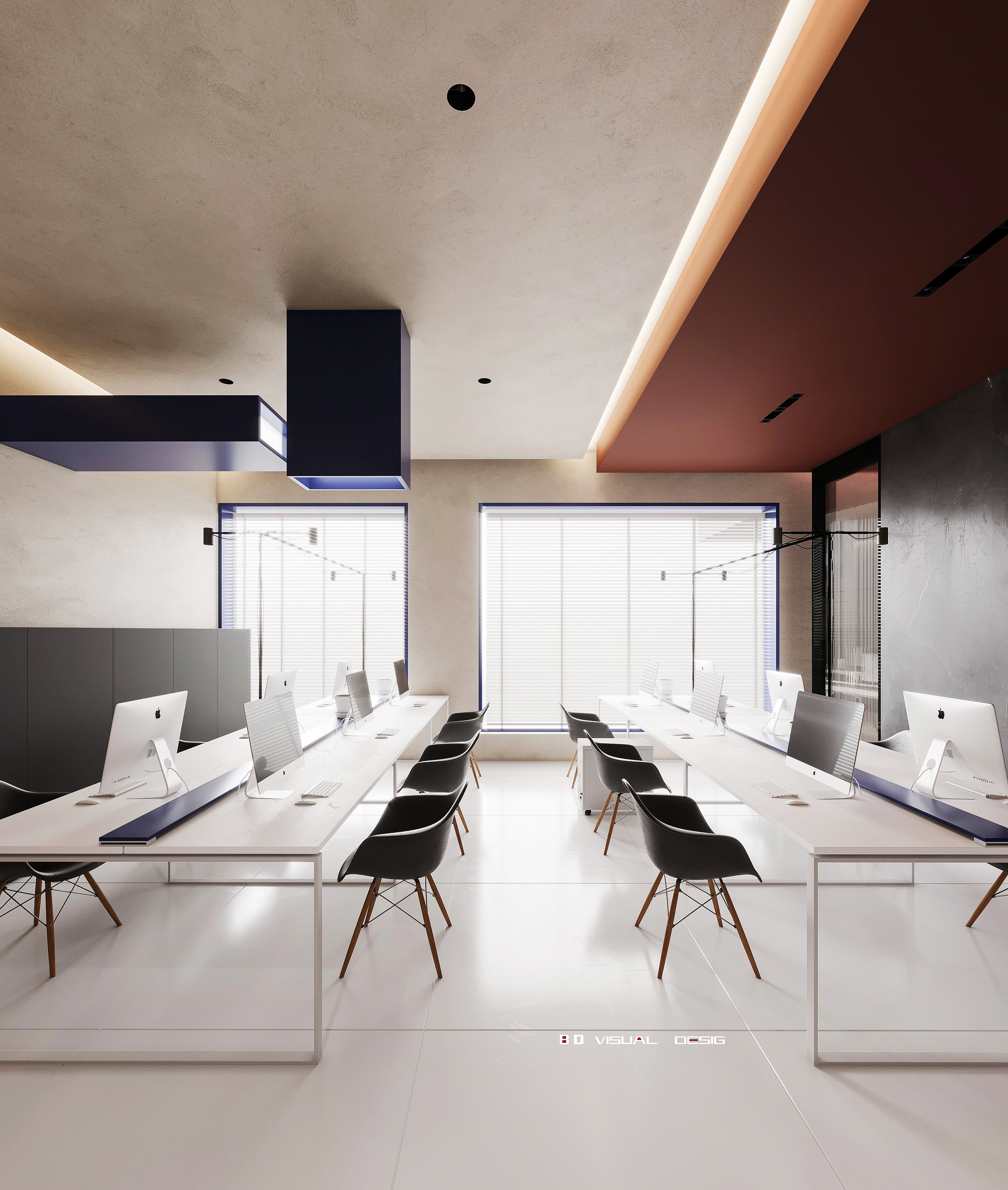 现代简约风工装改造，打造舒适办公环境-31