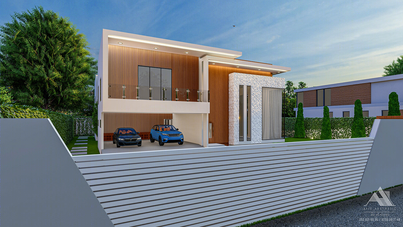 Anastasiya Gushchina丨别墅建筑丨Modern Family home-2