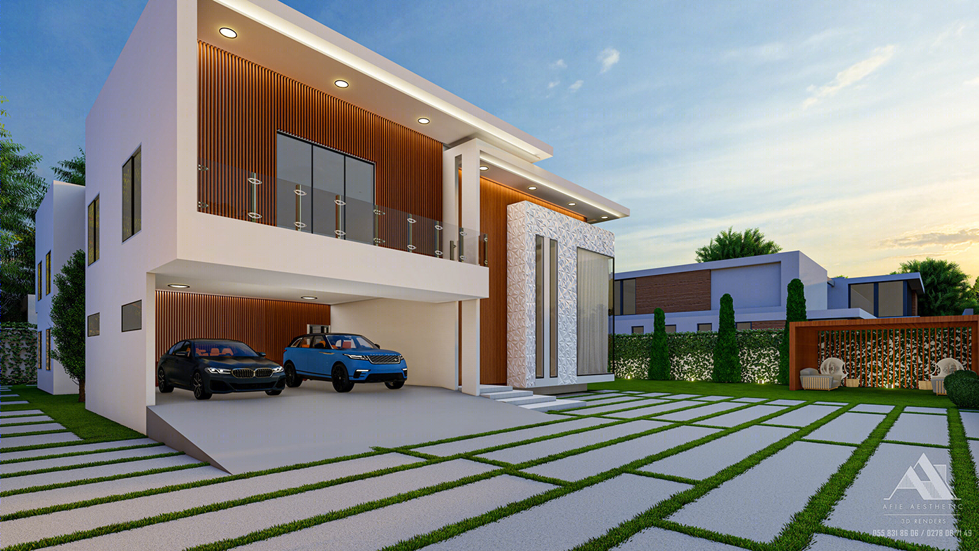 Anastasiya Gushchina丨别墅建筑丨Modern Family home-3