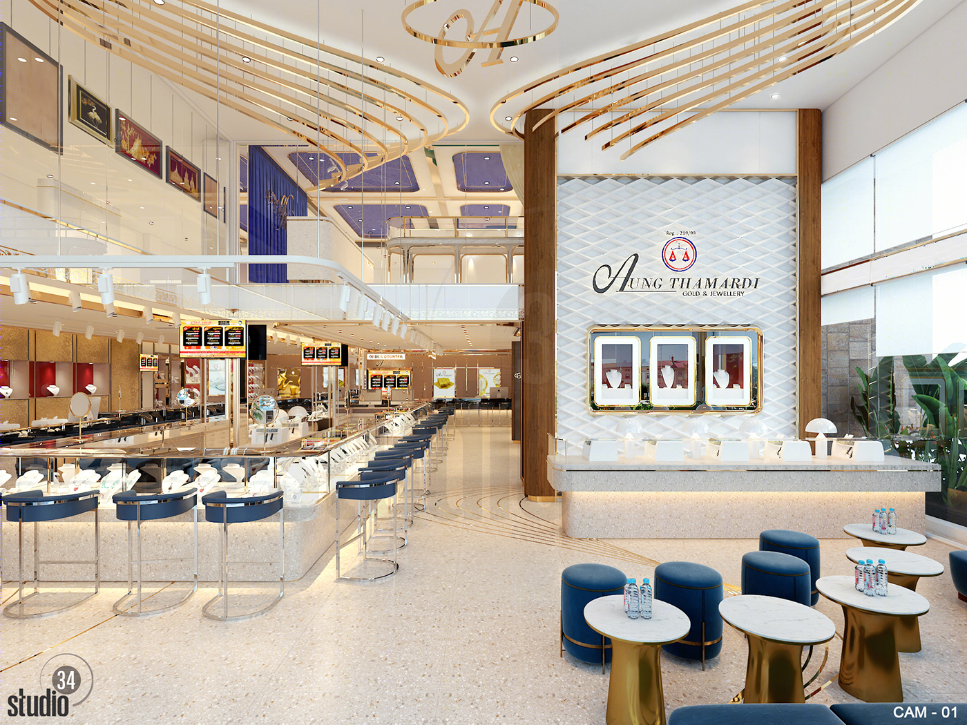 Elegant & Luxury Gold & Diamond Shop-0