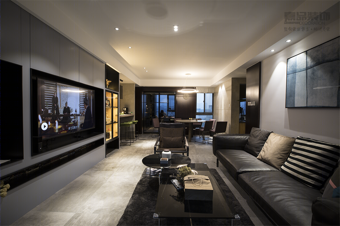 嘉品装饰打造 138M2 现代简约艺 HOUSE-4