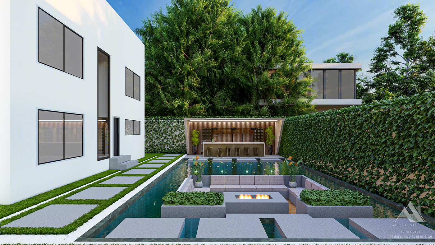 Anastasiya Gushchina丨别墅建筑丨Modern Family home-5