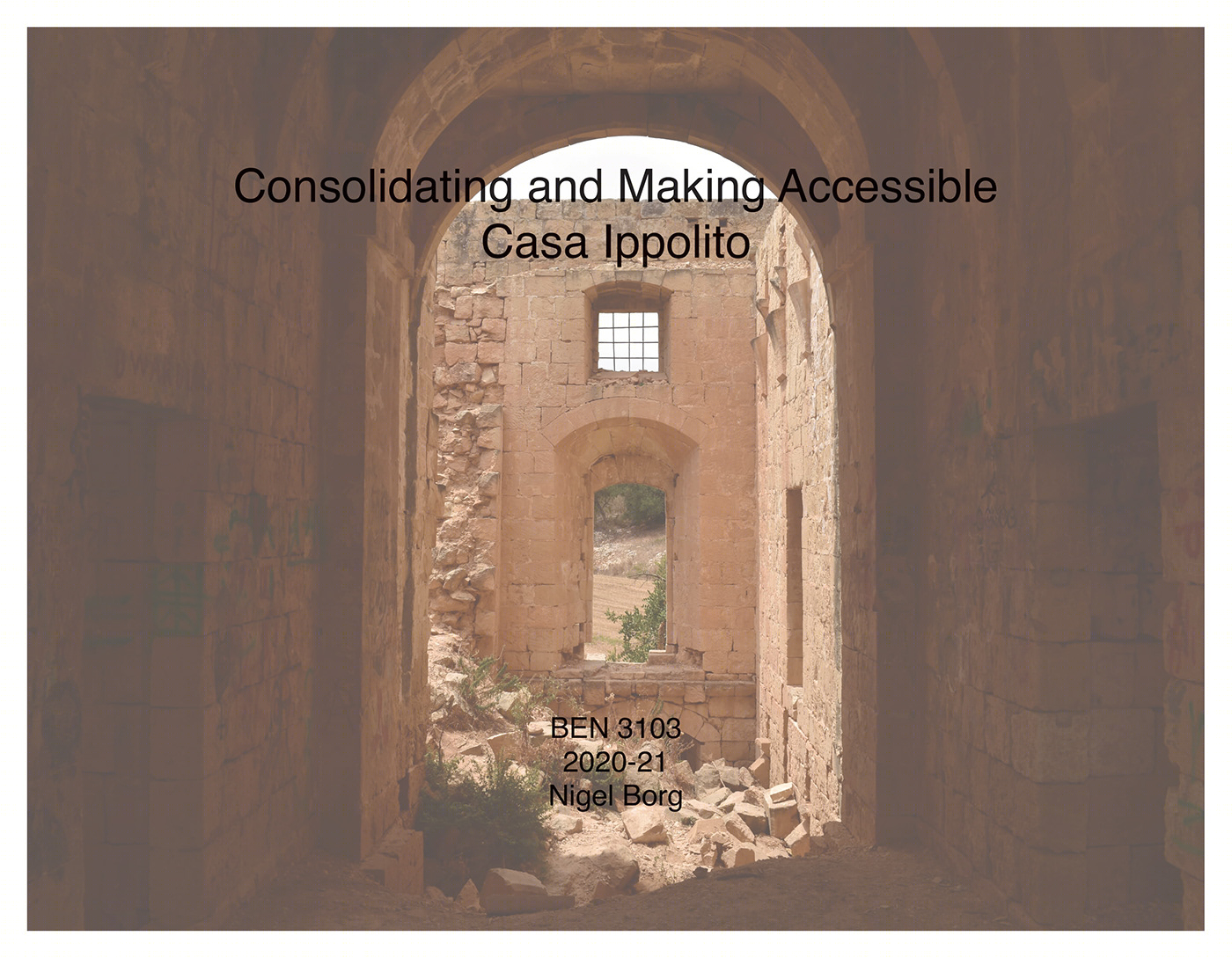 Conservation of Casa Ippolito (Design, Yr. 3)-0