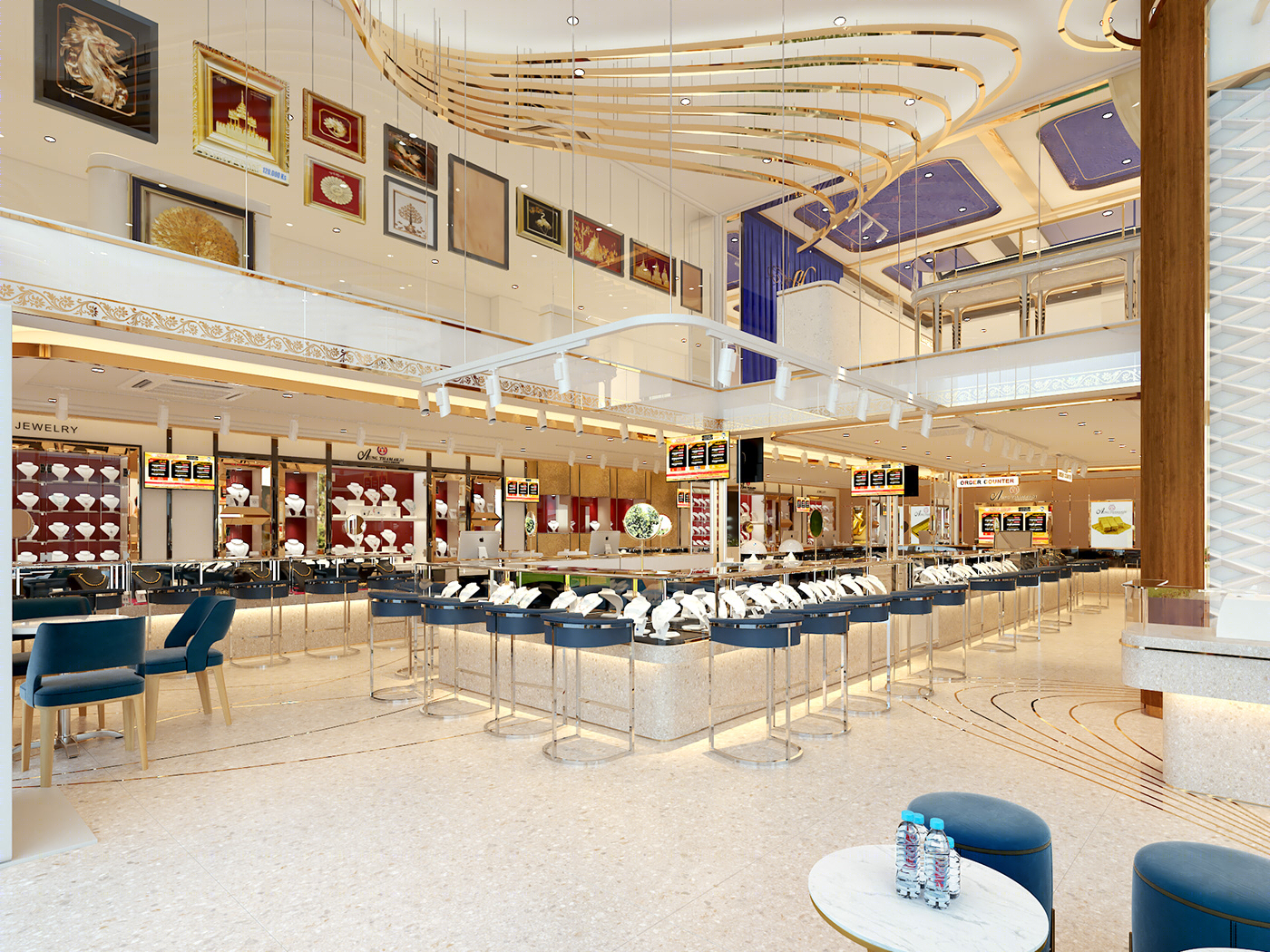 Elegant & Luxury Gold & Diamond Shop-2