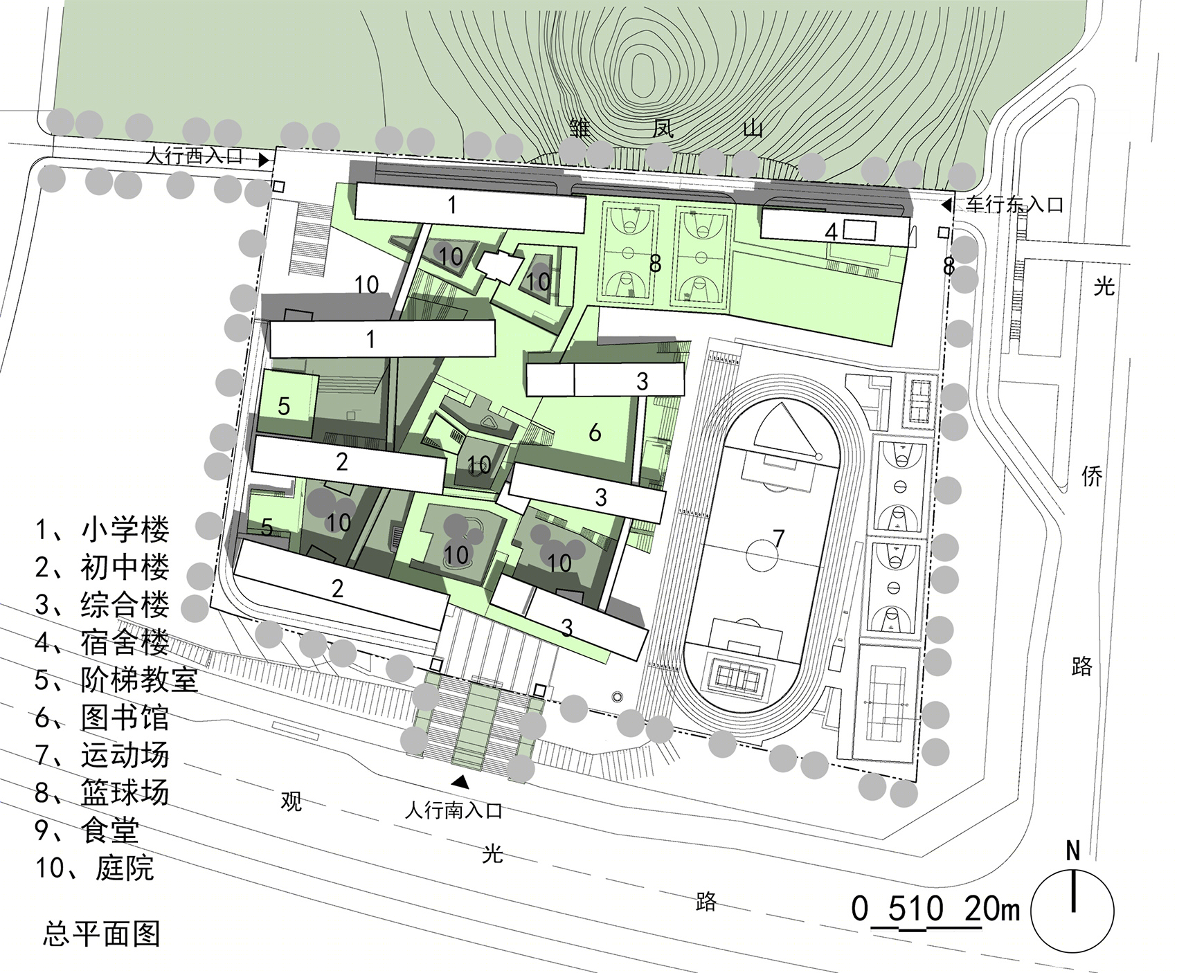 深圳市光明新区凤凰学校设计丨深圳大学建筑设计研究院有限公司“钟中+钟波涛”工作室-63