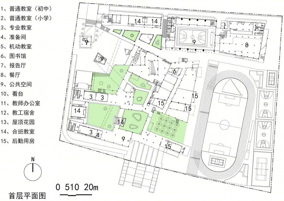 深圳市光明新区凤凰学校设计丨深圳大学建筑设计研究院有限公司“钟中+钟波涛”工作室-65