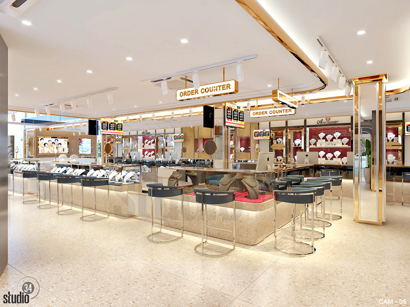 Elegant & Luxury Gold & Diamond Shop-3