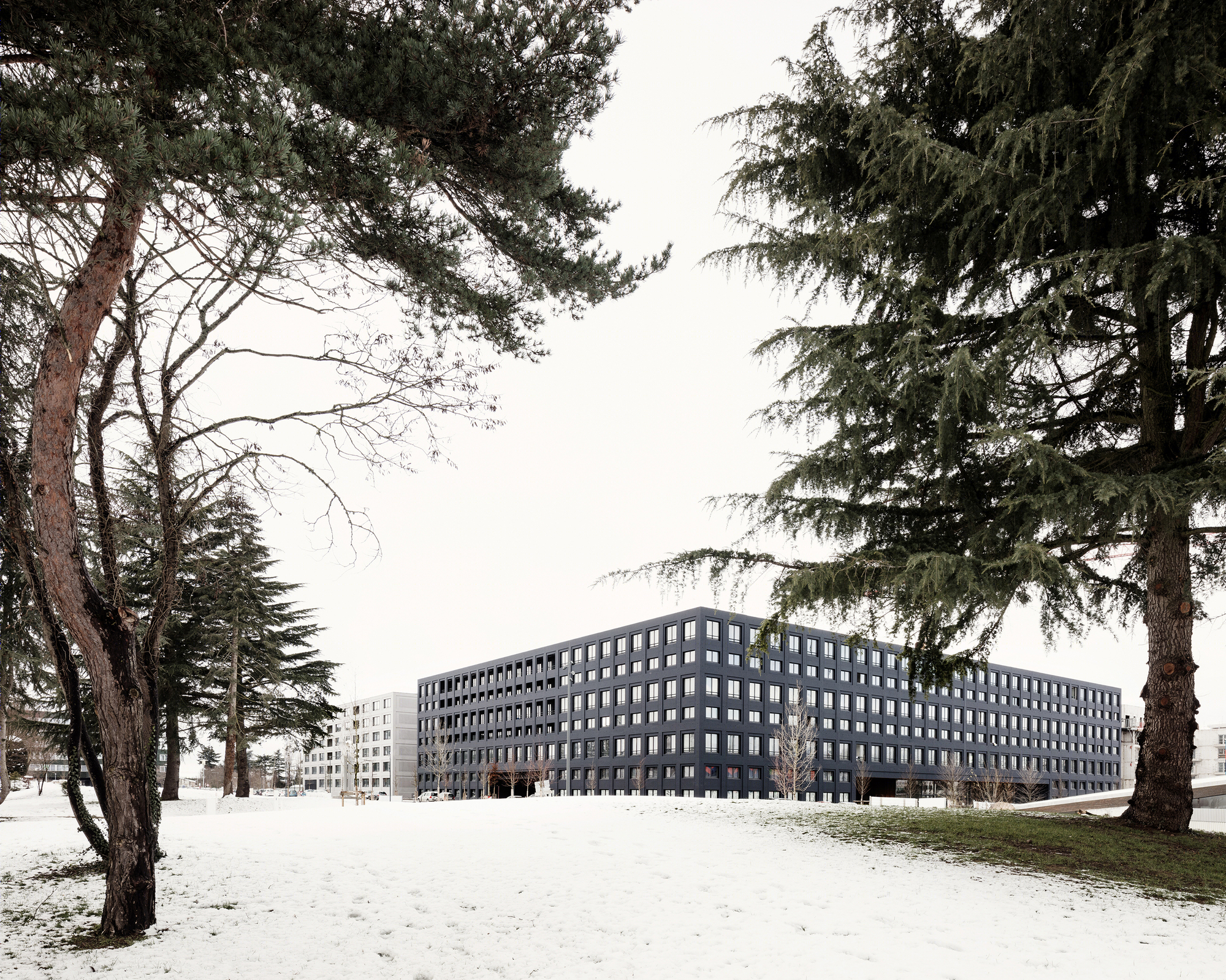 法国巴黎 Saclay 学生公寓——建筑与景观的和谐统一-1