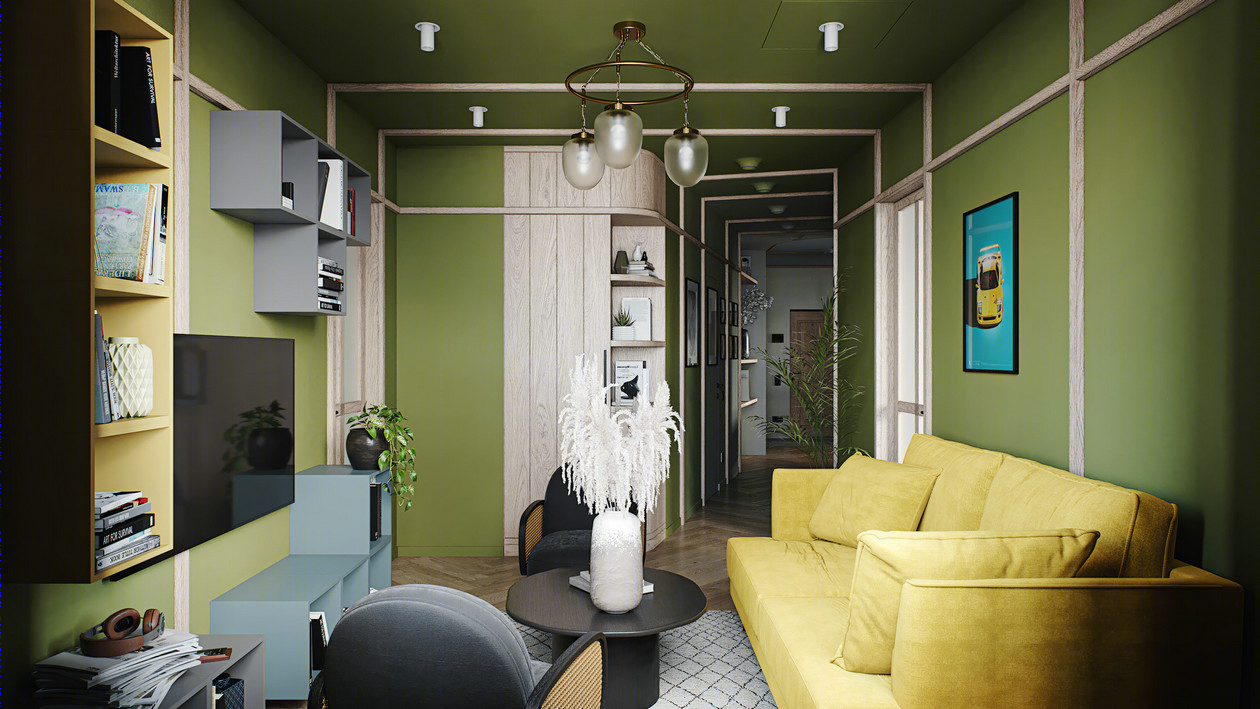 莫斯科156㎡住宅设计， 既舒适又有意境-11