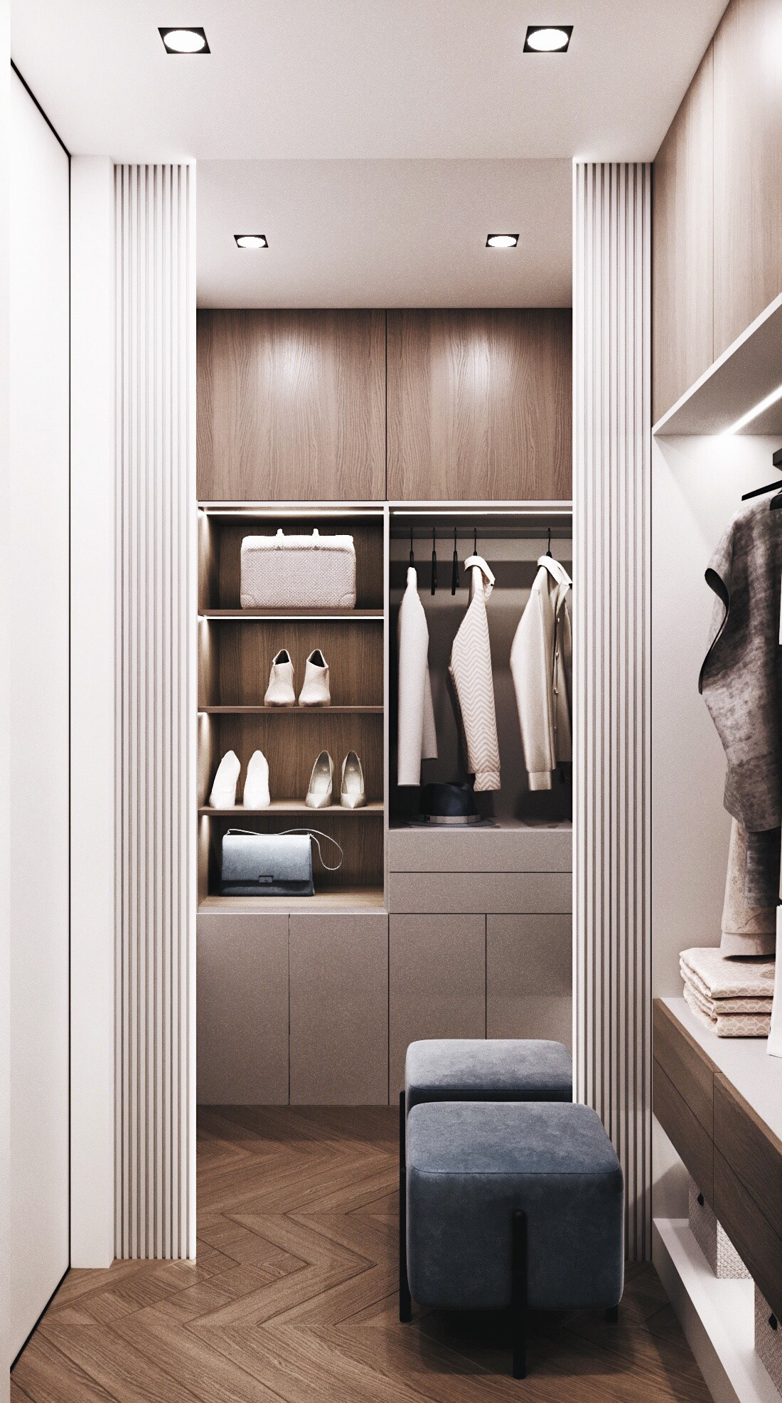 Anastasiya Gushchina丨平层丨Design project.  Bedroom.  Kiev, Ukraine, 2021-5