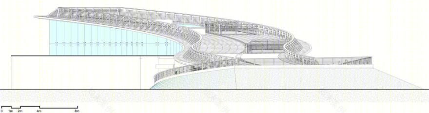 巴西 Pelotas 混合使用建筑 Casa Una，公共公园中的多功能建筑-43