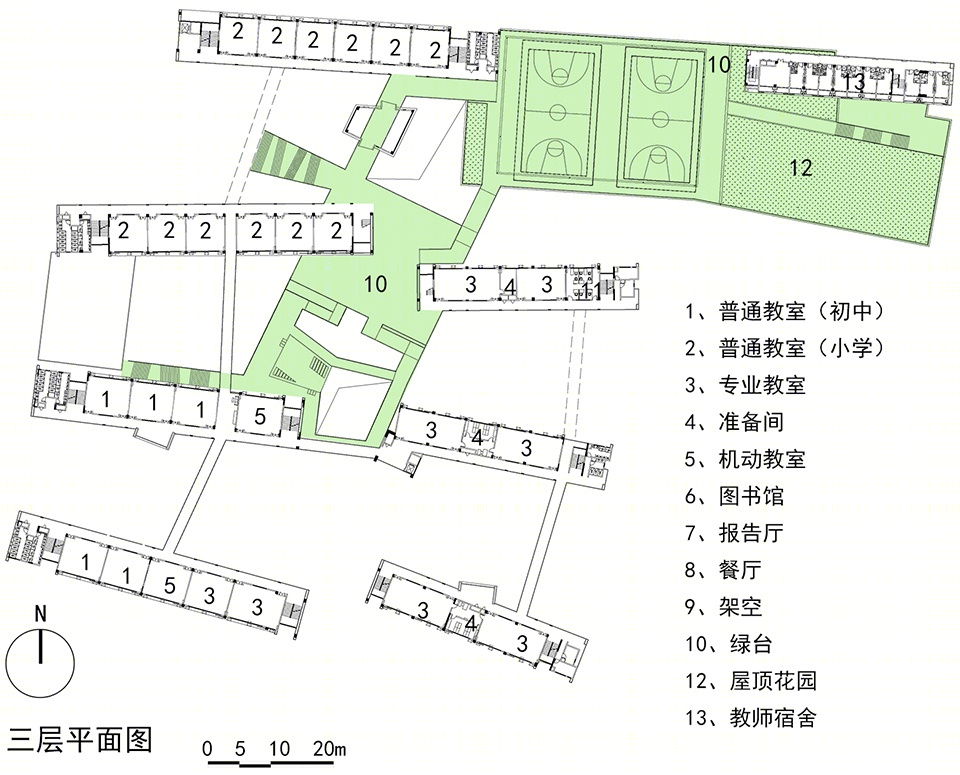 深圳市光明新区凤凰学校设计丨深圳大学建筑设计研究院有限公司“钟中+钟波涛”工作室-69