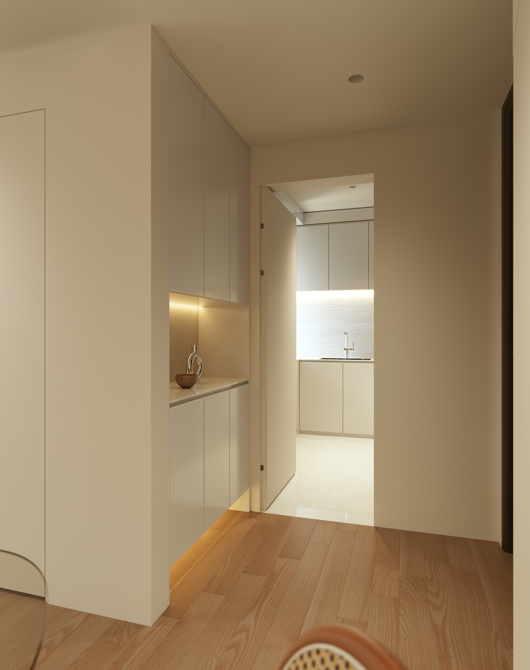 现代暖色调平层设计丨中国厦门丨厦门共道设计事务所-19