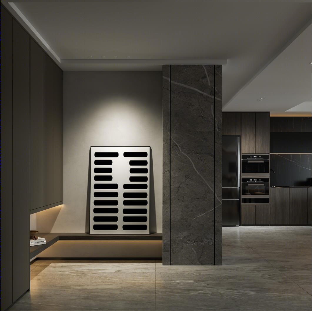 暗黑风格装修设计案例-13