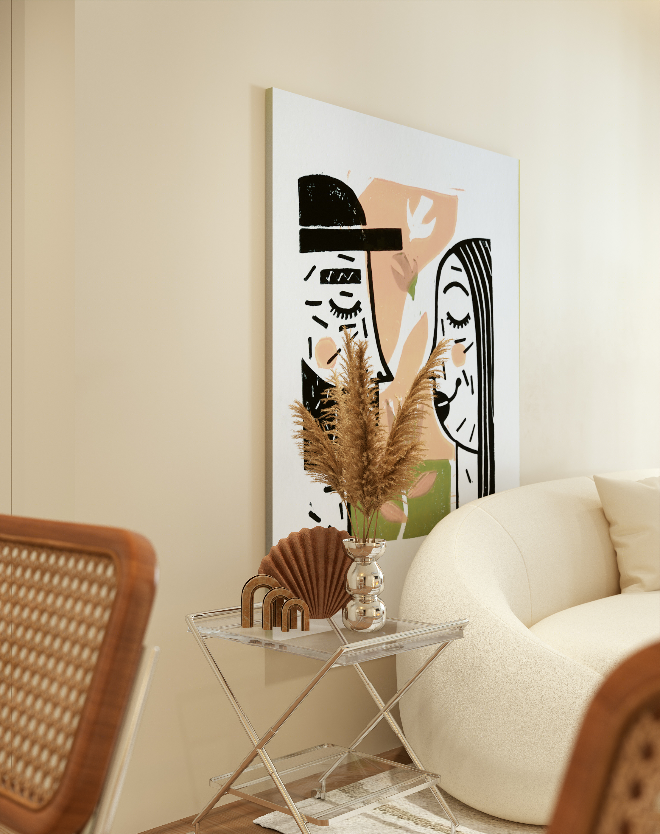 现代暖色调平层设计丨中国厦门丨厦门共道设计事务所-22