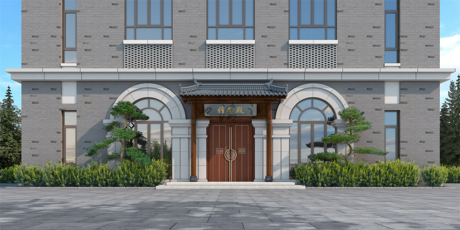 温柔清风下的餐饮门头设计合集-7