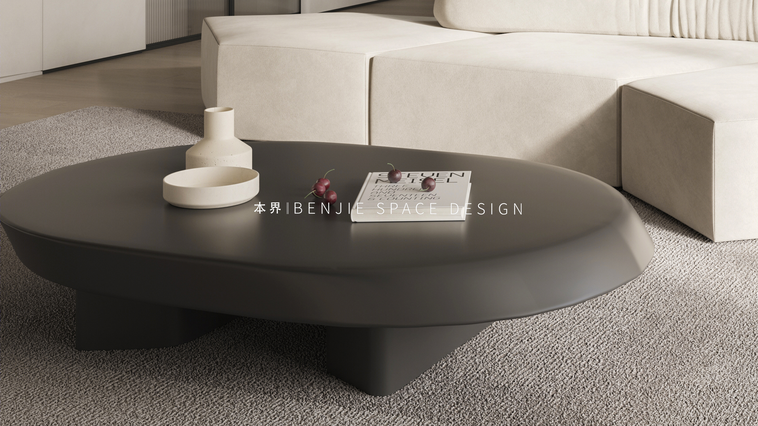 极简侘寂风住宅设计丨本界设计-9