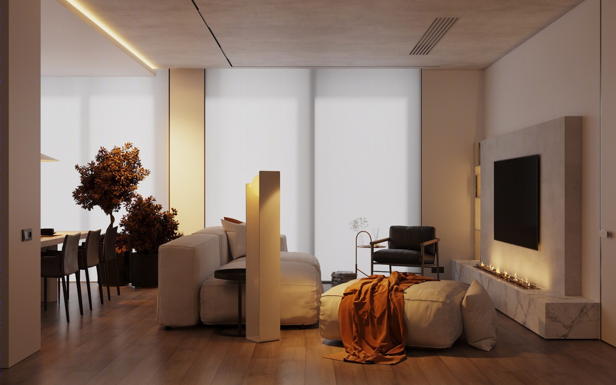 白色系现代简约风设计-11