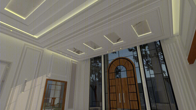 Anastasiya Gushchina丨别墅丨3D Sketchup New Classic-0