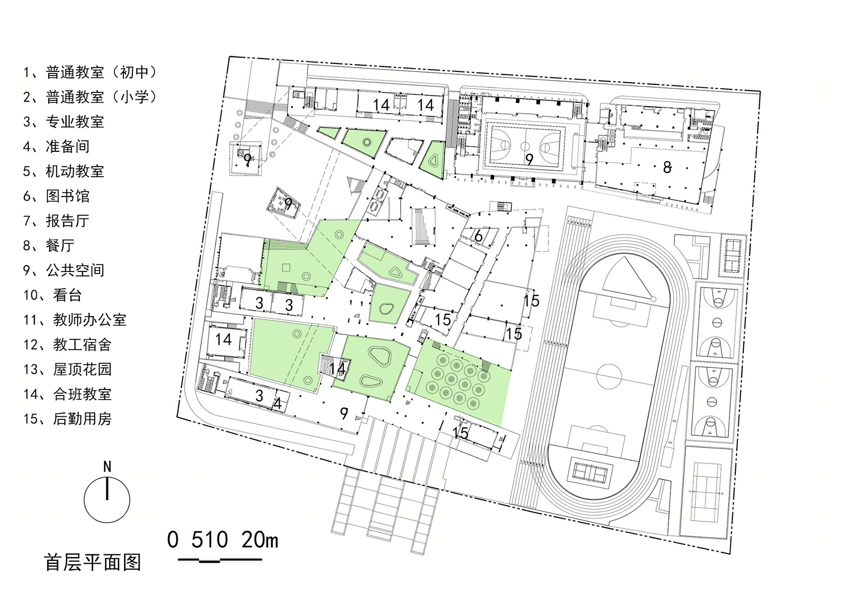 深圳市光明新区凤凰学校设计丨深圳大学建筑设计研究院有限公司“钟中+钟波涛”工作室-77