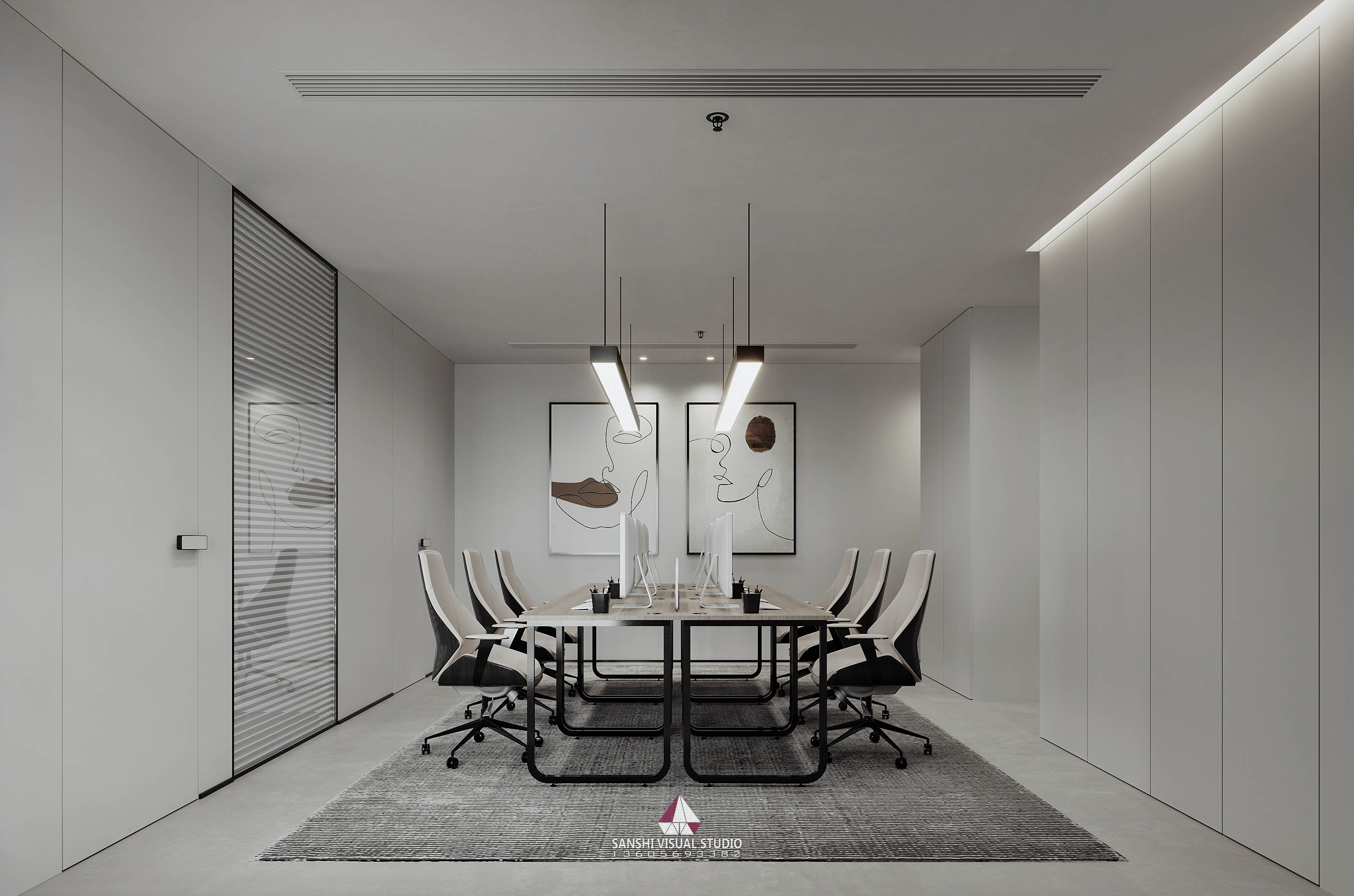 现代风格办公空间-8