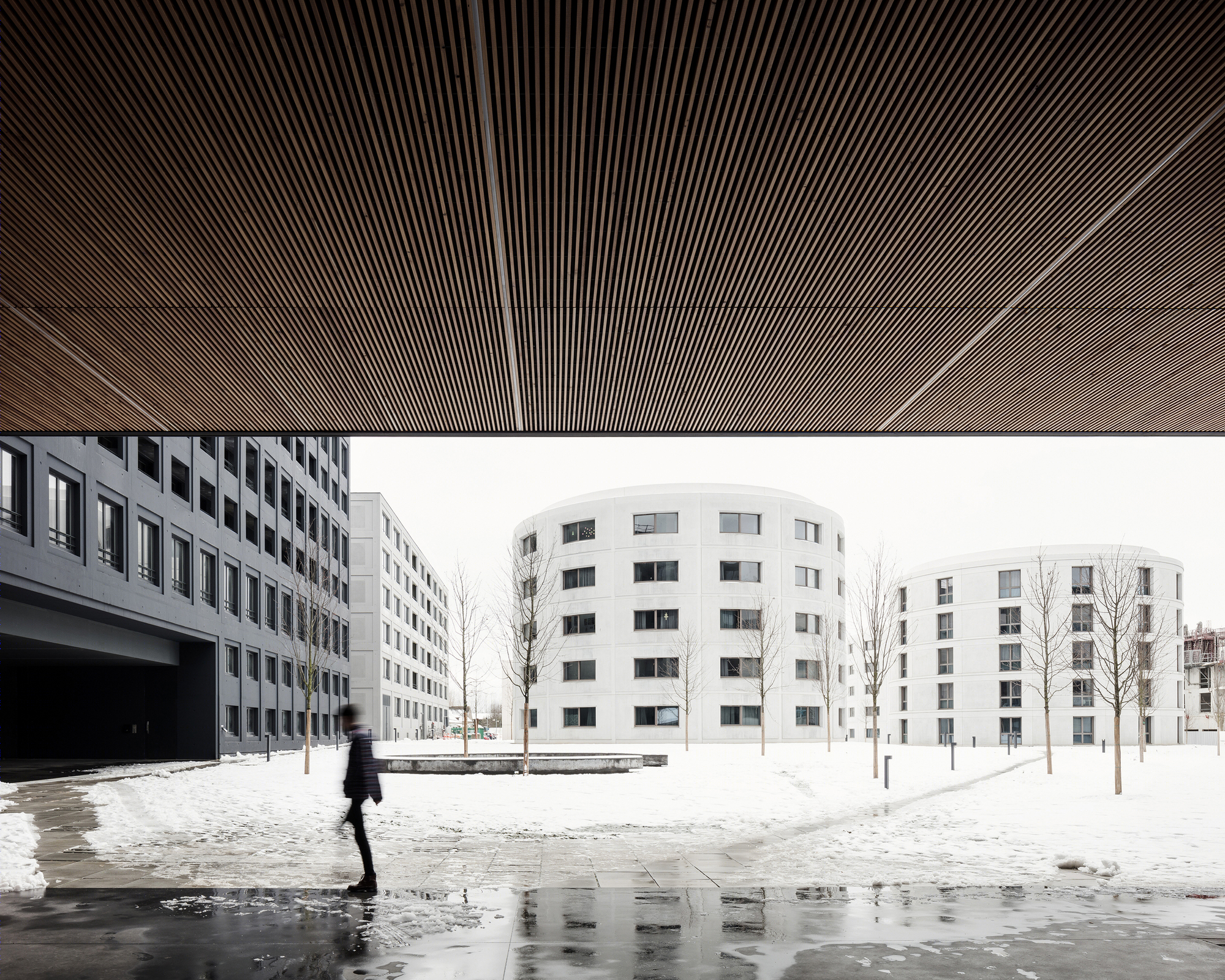 法国巴黎 Saclay 学生公寓——建筑与景观的和谐统一-5