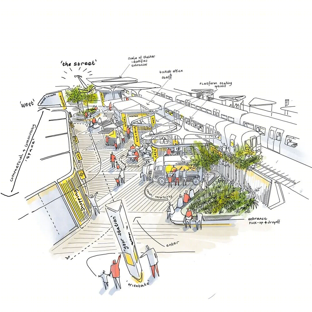 英国未来铁路站设计丨7N 建筑事务所-34