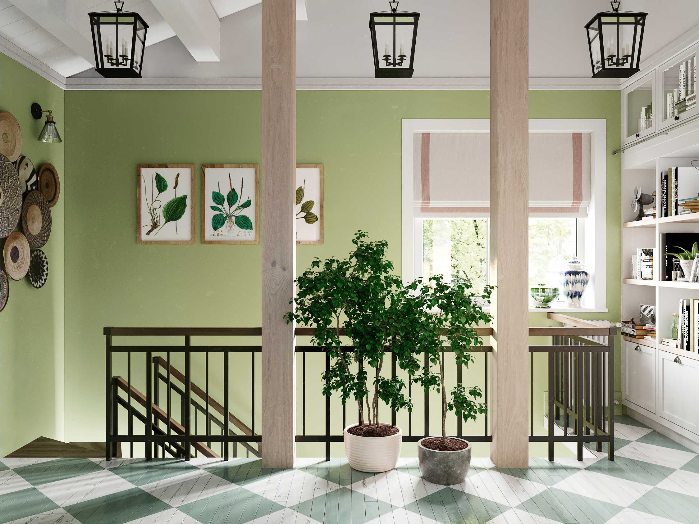 俄罗斯莫斯科地区现代家庭住宅设计-11