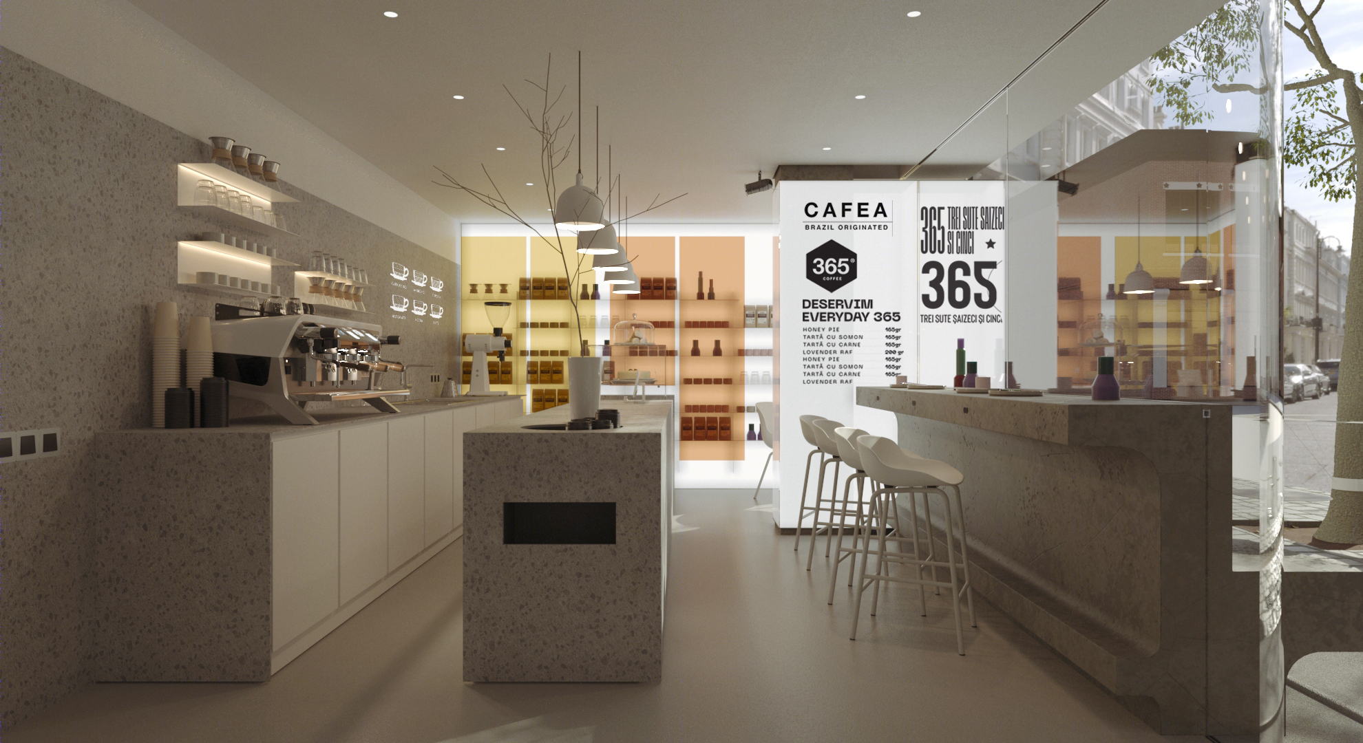 城市中心全能咖啡店 CAFE365丨Awgdt 工作室-3