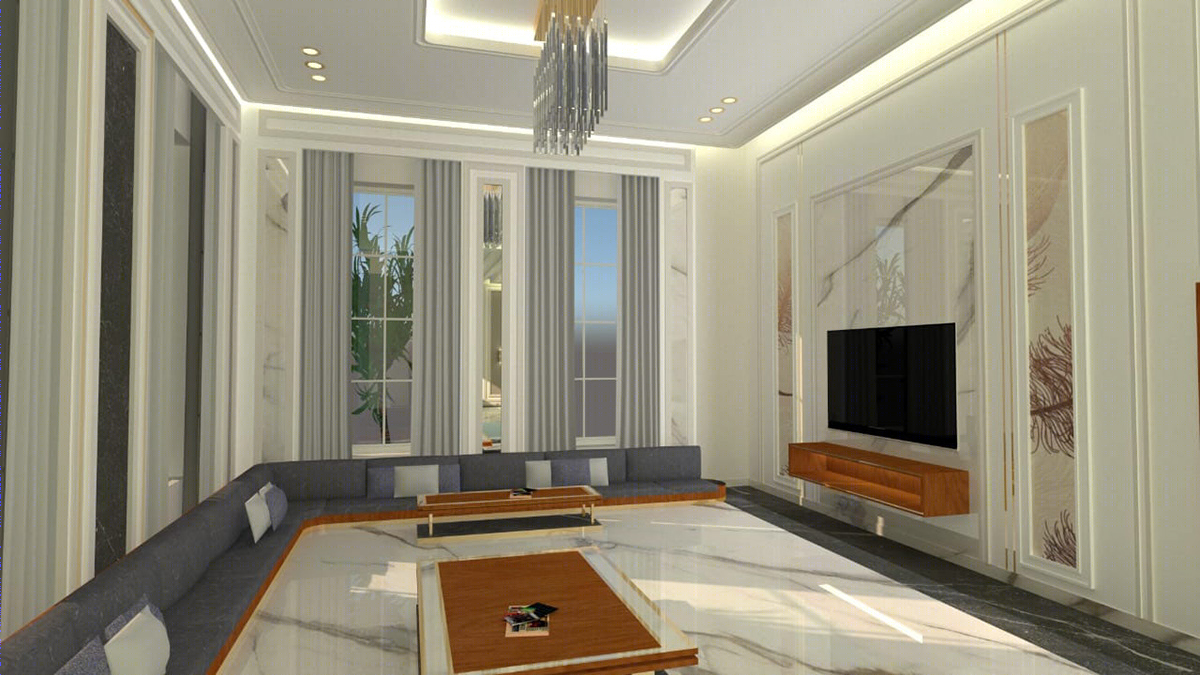 Anastasiya Gushchina丨别墅丨3D Sketchup New Classic-2