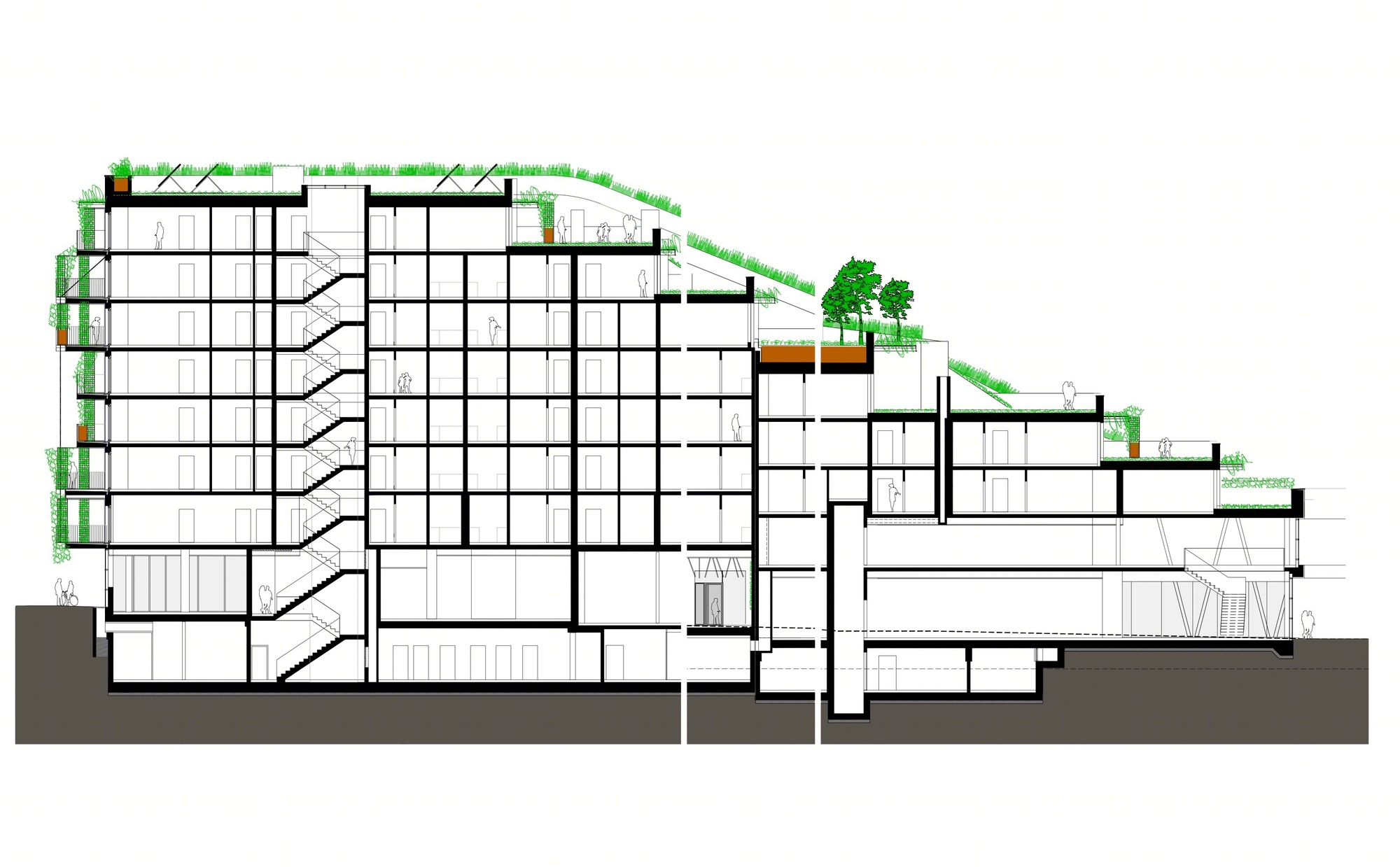 维也纳绿意盎然的城市花园公寓(The Living Garden project)-23