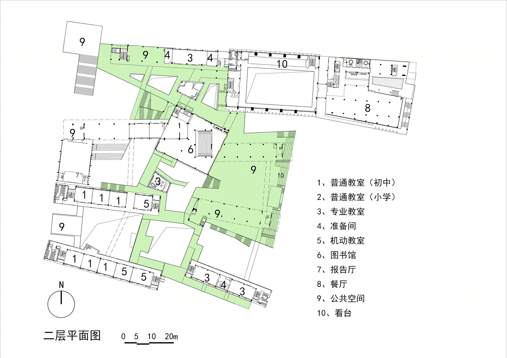 深圳市光明新区凤凰学校设计丨深圳大学建筑设计研究院有限公司“钟中+钟波涛”工作室-78