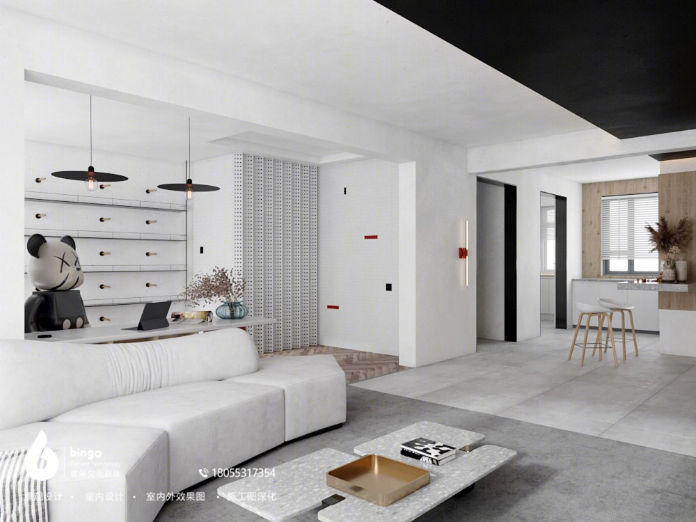 现代极简留白写实风家居设计-3